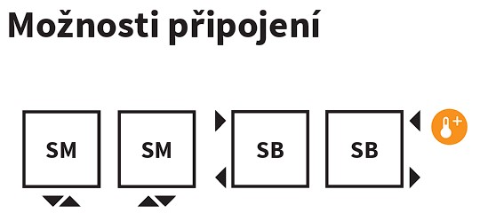 Koupelnový radiátor Octava Double ISAN Melody připojení